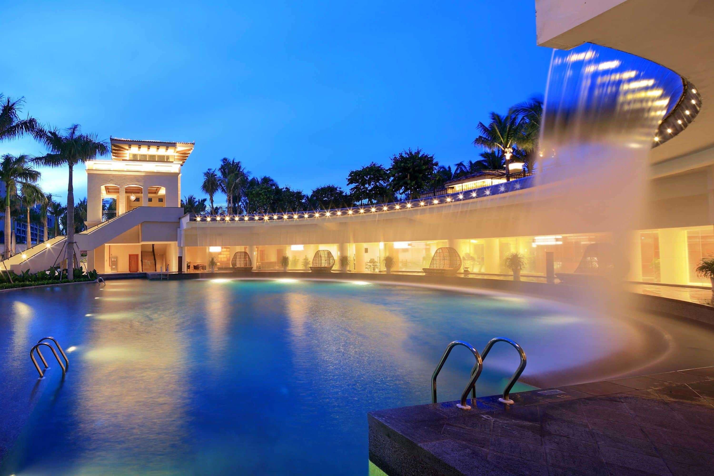 Wyndham Grand Plaza Royale Hainan Longmu Bay Ledong Bagian luar foto
